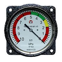 ТМ-100 -40 мм.вод.ст-1,5-УХЛ.1-Кс ФОШ  "ерш" под шланг ф8мм УТ-00000696