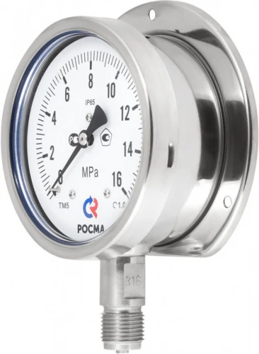 ТМ-521РКТ.00(0-1,6)MPa.М20х1,5.150С.1,0 Зад. фланцем СИЛИКОН УТ000019686