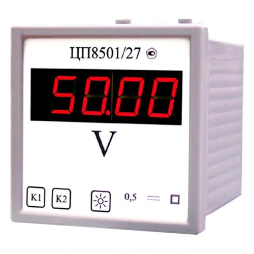 ЦП8501/4, 96×96мм, вход.сигнал 0-5мА, шкала 0-20А, цвет индикатора - красный УТ000004598