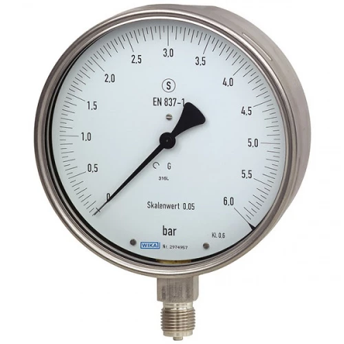 333.30.160 2,5 MPa kl.0,6 G1/2"-S МТИ Нерж. Силикон Безопасн УТ000007241