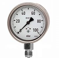 KPCh 100-3 40 mbar М20х1.5 Напоромер Нерж. УТ000017434