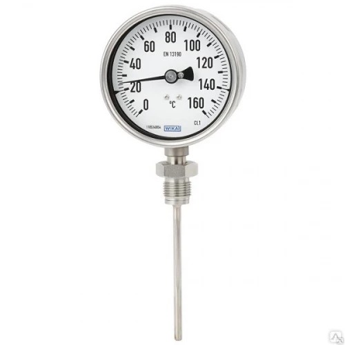 R5503.160/S (0...+250)°C 100х8 G1/2" Рад.шток Нерж. УТ000007549
