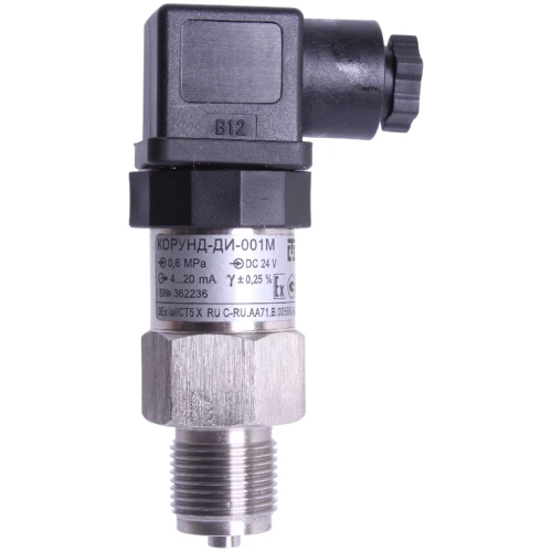 Корунд ДИ-001М-0,5-40МПа-42-0Exia(искробезопасная цепь)-4080-М1-КА-IP65 Датчик давления УТ000017476