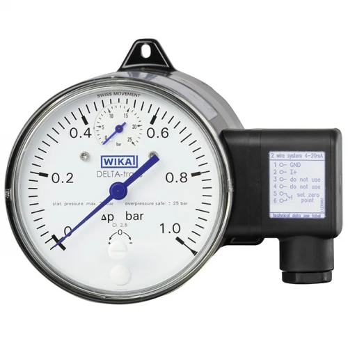 DPGT40.100-A 250 mbar 2хG1/4"(внутр) 4/20mA Преоб. дифф. давления УТ000016539